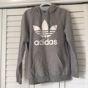 Adidas grey hoodie